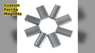 कस्टम फेराइट चुंबक अनिसोट्रोपिक चुंबकीय गुण